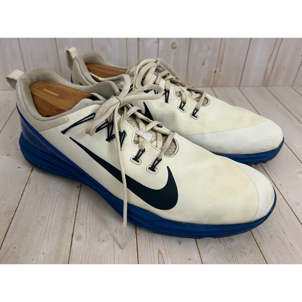 Nike Lunarlon Lunar Command‎ 2 Men's Golf Sneakers Sz 11.5 White Shoes